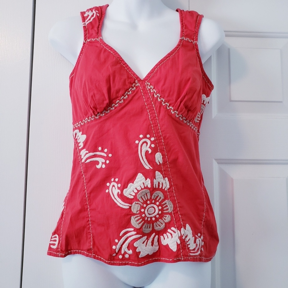 Anthro Edme & Esyllte Embroidered Tank Bustier 6